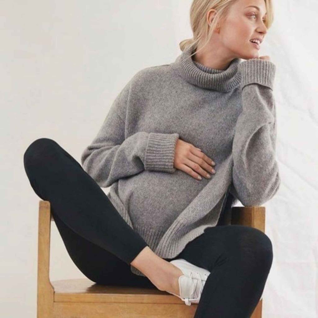 Oversized Knit Sweater and Leggings